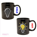 ceramic mug with heat sensitive printing logo,sublimation magic mug